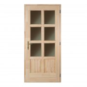 Szikra 8 kazettás 6 üveges fenyő bejárati ajtó