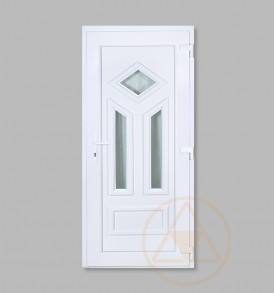 Léna vákuumpaneles műanyag bejárati ajtó