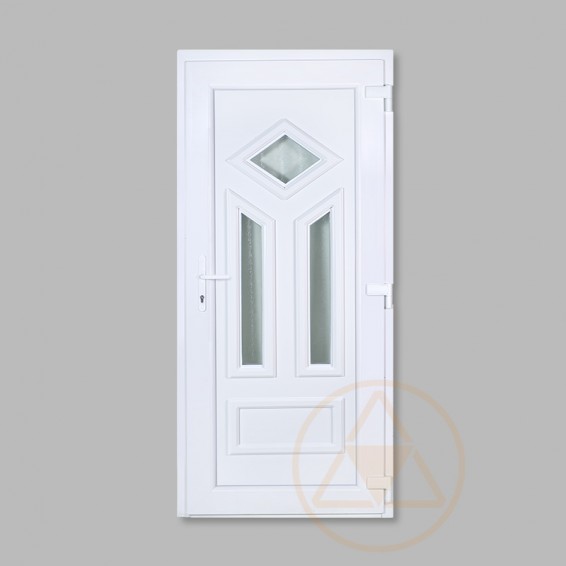 Léna vákuumpaneles műanyag bejárati ajtó Léna vákuumpaneles műanyag bejárati ajtó