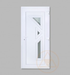 Visztula 3 üveges vákuumpaneles műanyag bejárati ajtó