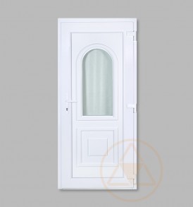 Volga nagy üveges, vákuumpaneles, műanyag bejárati ajtó