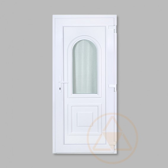 Volga nagy üveges, vákuumpaneles, műanyag bejárati ajtó Volga nagy üveges, vákuumpaneles, műanyag bejárati ajtó