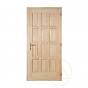 Ámor tele fenyő bejárati ajtó