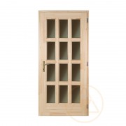 Ámor teljesen üveges fenyő bejárati ajtó