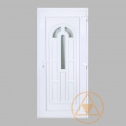 Boszporusz 3 középen üveges vákuumpaneles műanyag bejárati ajtó