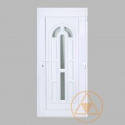 Boszporusz 4 középen üveges vákuumpaneles műanyag bejárati ajtó