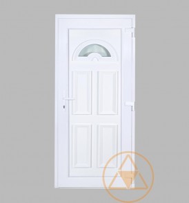 Temze 1 üveges vákuumpaneles műanyag bejárati ajtó