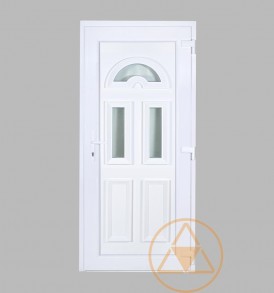 Temze 3 üveges vákuumpaneles műanyag bejárati ajtó