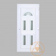 Temze 5 üveges vákuumpaneles műanyag bejárati ajtó