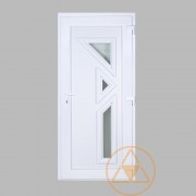 Visztula 3 üveges vákuumpaneles műanyag bejárati ajtó
