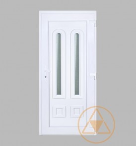 Nílus 2 üveges vákuumpaneles műanyag bejárati ajtó