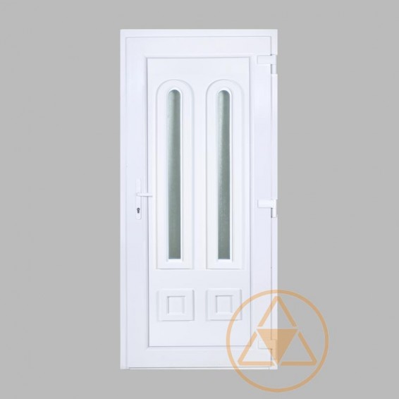 Nílus 2 üveges vákuumpaneles műanyag bejárati ajtó