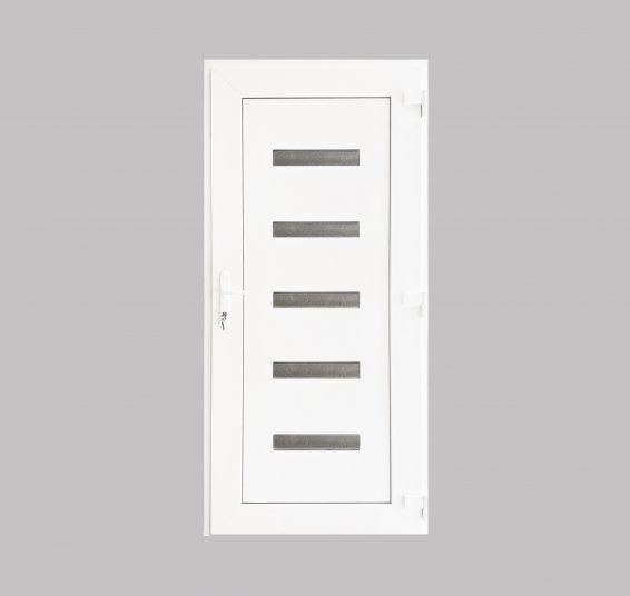 Hidas 5 üveges műanyag bejárati ajtó