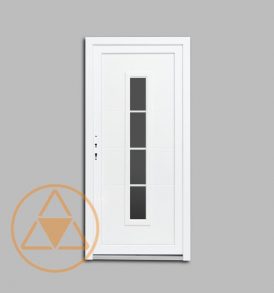 Sió vákuumpaneles műanyag bejárati ajtó