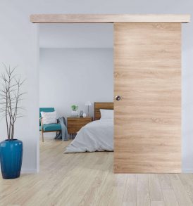 Sonoma HDF borítású tolóajtó natúr síntakarással