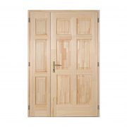 Alida kétszárnyú fenyő bejárati ajtó