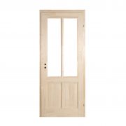 Tisza II fenyő félig üveghelyes beltéri ajtó