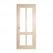 Tisza II fenyő mélyen üveghelyes beltéri ajtó