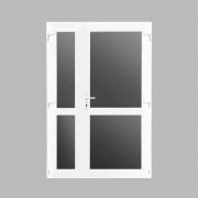 Porta mélyen üveges bejárati ajtó