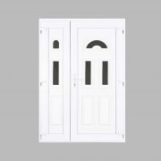 Temze 3 üveges kétszárnyú vákuumpaneles bejárati ajtó