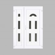 Temze 5 üveges kétszárnyú vákuumpaneles bejárati ajtó