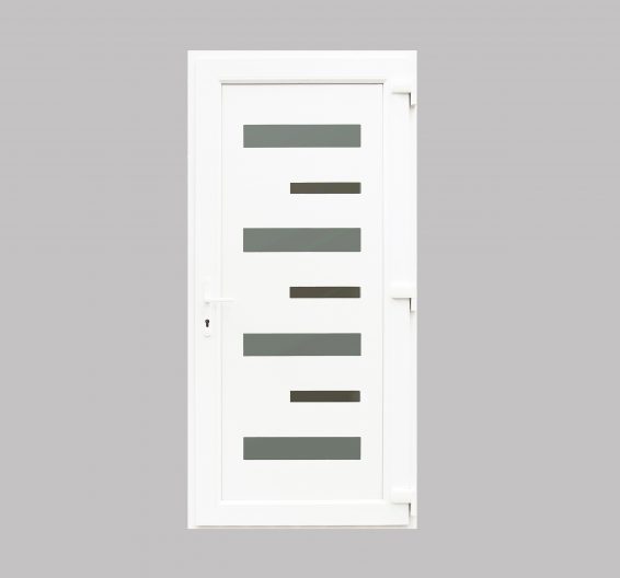 Zebra 7 műanyag bejárati ajtó