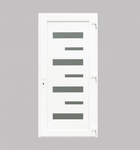 Zebra 7 műanyag bejárati ajtó