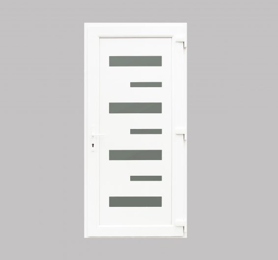 Zebra 7 műanyag bejárati ajtó