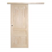 Maros fenyő tolóajtó natúr síntakarással