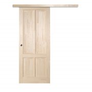 Tisza II fenyő tolóajtó natúr síntakarással