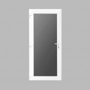 Porta bejárati ajtó mélyen üveges osztó nélkül