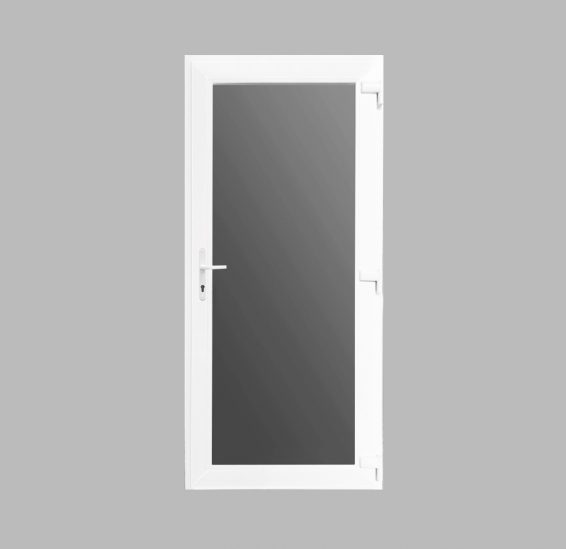 Porta bejárati ajtó mélyen üveges osztó nélkül