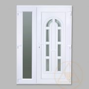 Boszporusz 8 üveges vákuumpaneles műanyag bejárati ajtó oldalszárnnyal