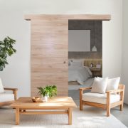 Partmenti Tölgy HDF borításó tolóajtó síntakarással