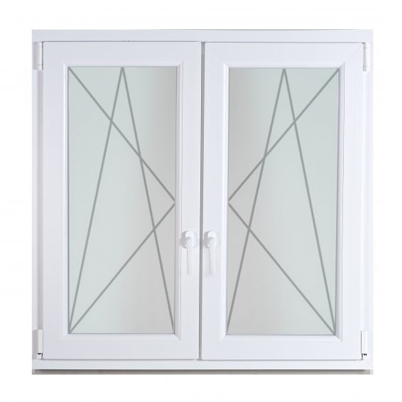 Tokosztott bukó-nyíló-bukó-nyíló műanyag ablak