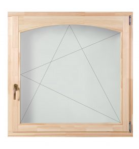 DT BELSŐ ÍVES fa bukó-nyíló ablak