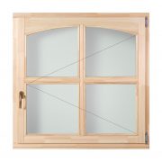 Delta-Therm BELSŐ ÍVES kazettás fa ablak