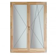 Delta-Therm KFNY-BNY nyíló-bukó-nyíló fa erkélyajtó