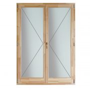 Delta-Therm KFNY nyíló-nyíló fa erkélyajtó