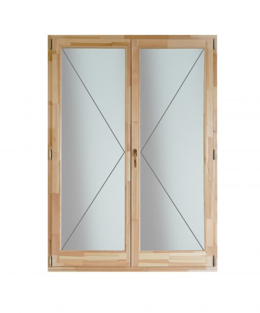 Delta-Therm KFNY nyíló-nyíló fa erkélyajtó