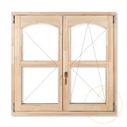 DT KFNY BNY Belső ÍVES Kazettás fa ablak két ívvel