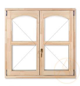 DT KFNY Belső ÍVES Kazettás fa ablak két ívvel