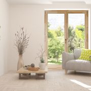 Delta-Therm KFNY BKNY kétszárnyú bukó-nyíló fa erkélyajtó