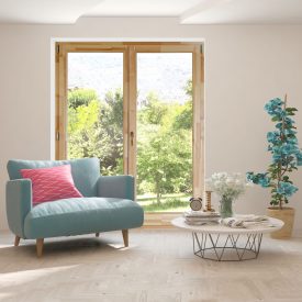 Korszerű faablak, erkélyajtó